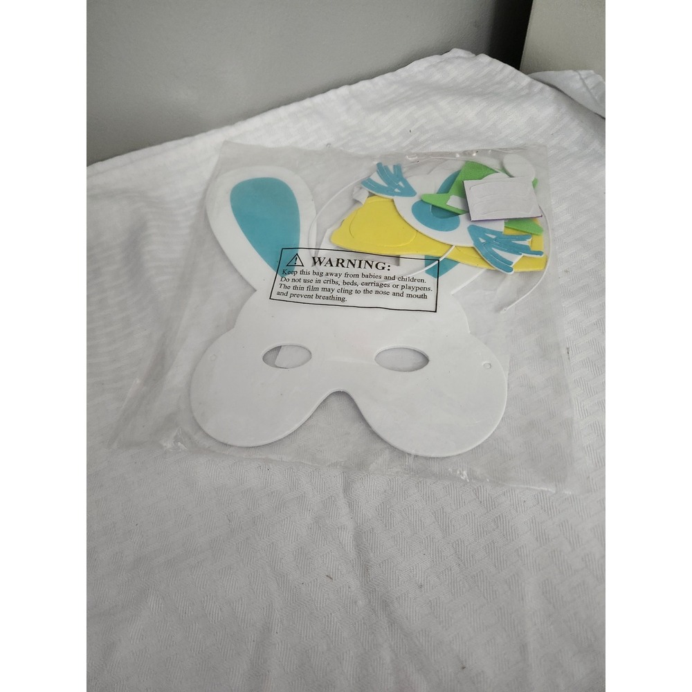 Oriental Trading Easter Bunny Mask Craft Kit DIY Foam Art Activity 13678309